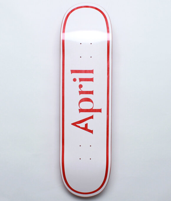 April Skateboards - Logo Red