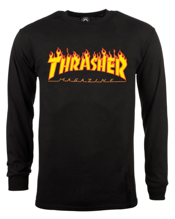 Thrasher - L/S Flame Logo