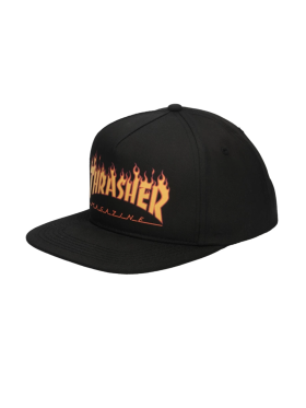 Thrasher - Flame Embroidered Snapback