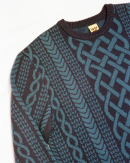 Iggy NYC - navy cable knit