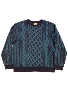 Iggy NYC - navy cable knit