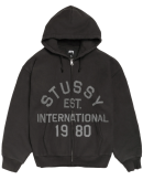 Stüssy - Stussy Est Printed Zip Hood Stüssy - Stussy Est Printed Zip Hood
