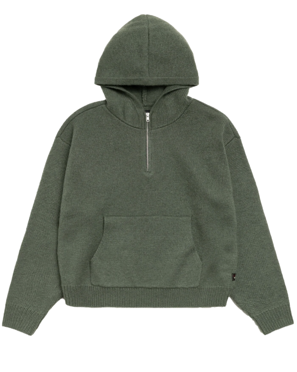 Stüssy - Quater Zip Sweater Hood Stüssy - Quater Zip Sweater Hood