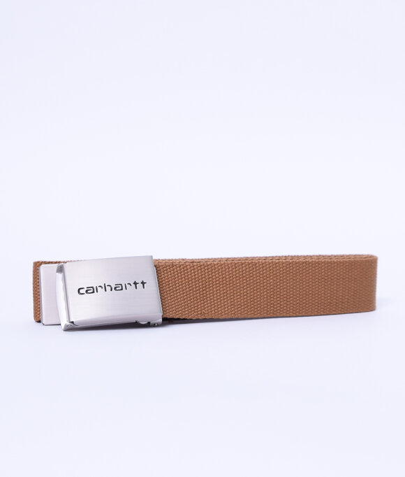 Carhartt WIP - Clip Belt Chrome